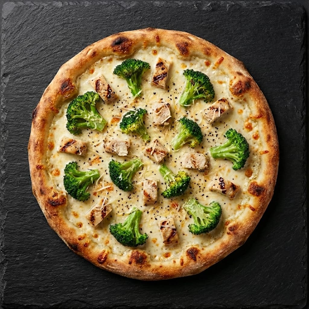 Chicken Alfredo & Broccoli