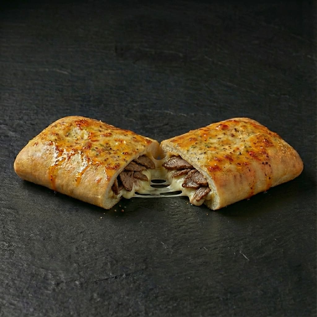 Stuffed Cheesy Bread – Steak & Cheese